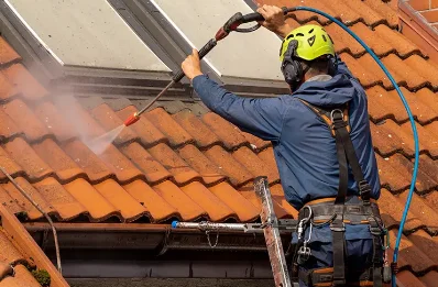 Démoussage et hydrofuge de toiture à Pierlas